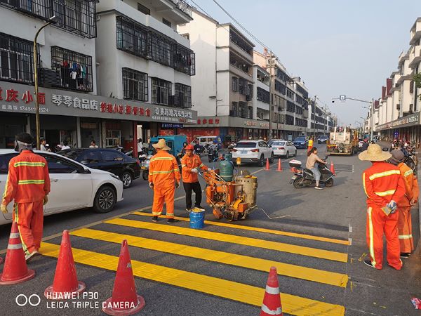 熱熔車位劃線在施工期間需要注意的三個問題